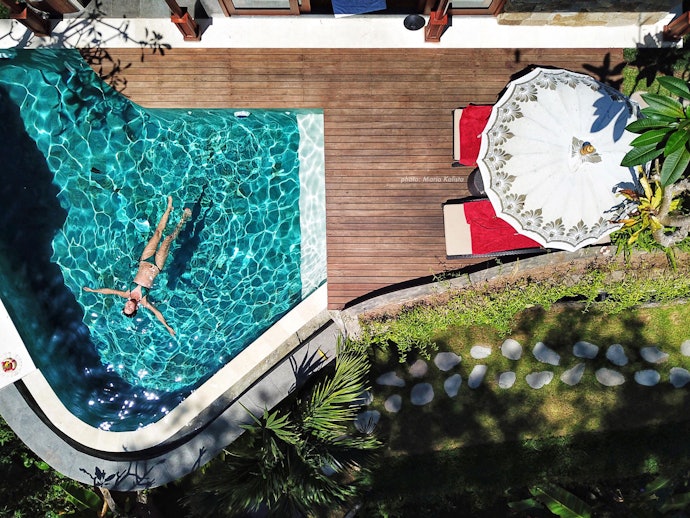 Private pool: Menambah suasana menginap lebih menyenangkan