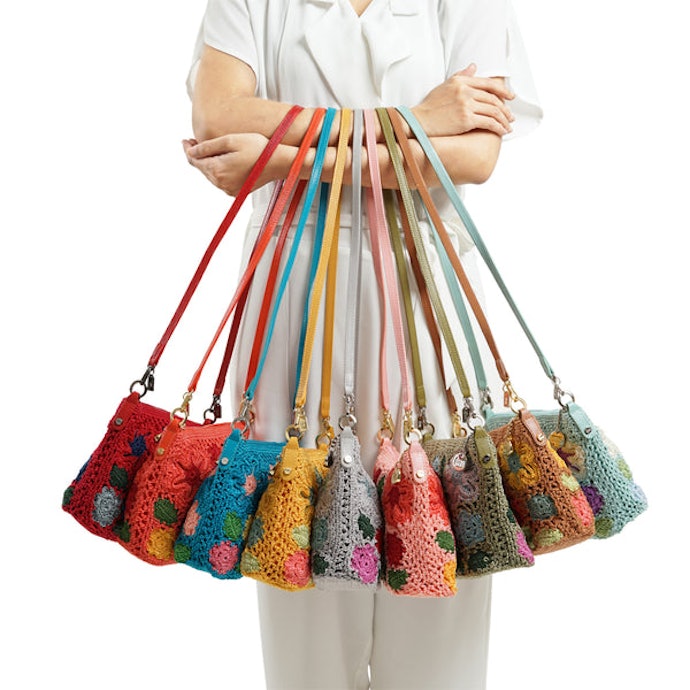 TAS RANSEL MINI - Mini backpack Crochet - Tas Kecil Yang Muat
