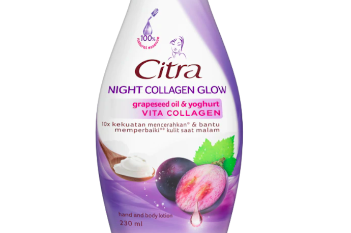 Khasiat meremajakan: Body lotion Citra yang mengandung kolagen dan antioksidan