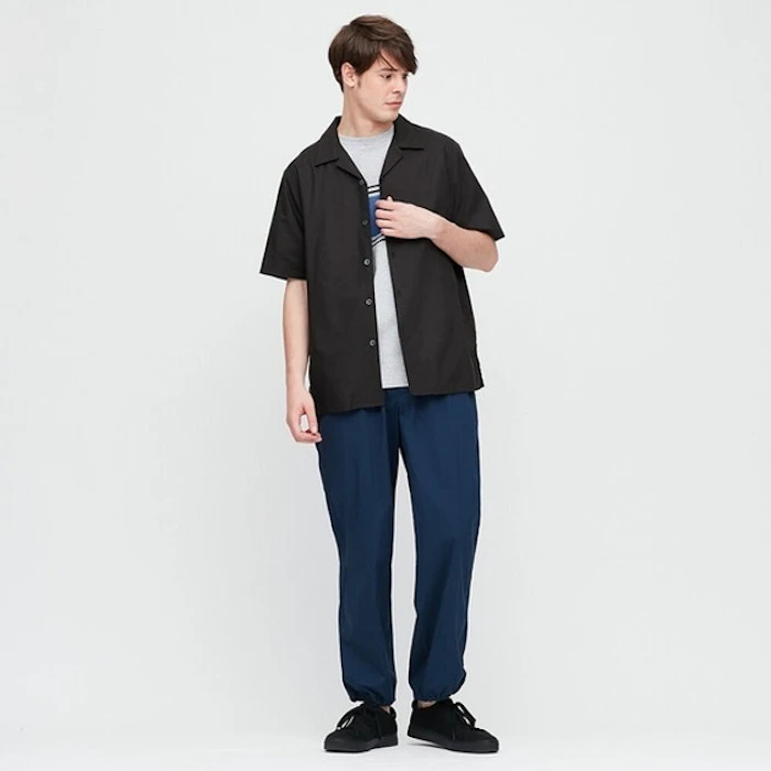 UNIQLO Kemeja Katun Modal Kerah Terbuka PDK Translation missing: id.activerecord.decorators.item_part_image/alt