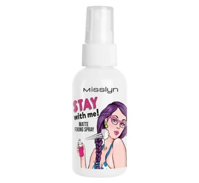 Misslyn Stay With Me! Matte Fixing Spray Translation missing: id.activerecord.decorators.item_part_image/alt
