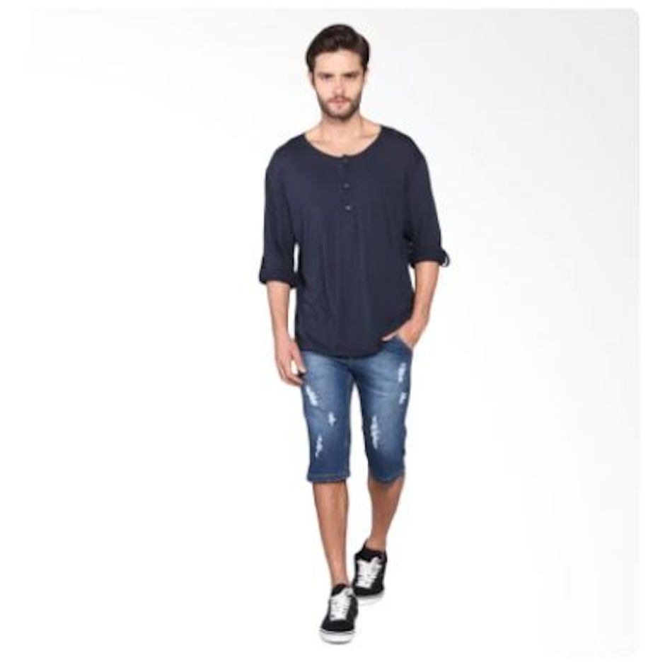 Bronco Denim Shorts Ripped 3142 Translation missing: id.activerecord.decorators.item_part_image/alt