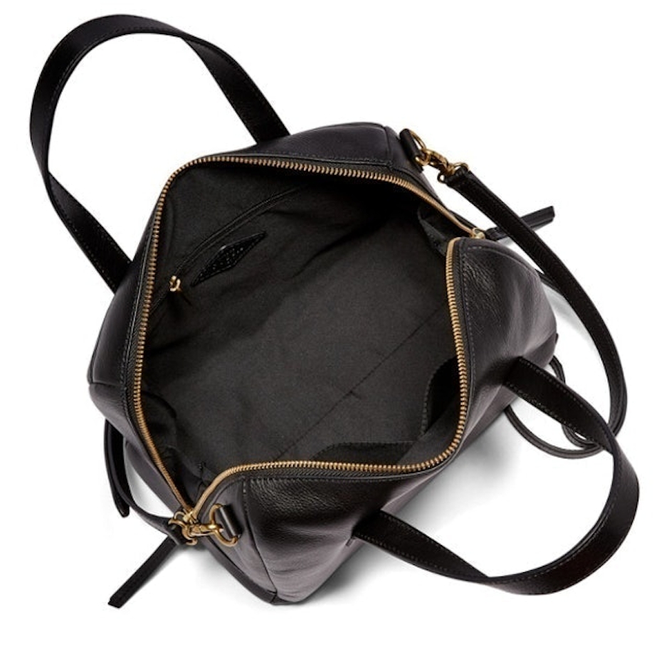 Fossil Sydney Satchel - Black Translation missing: id.activerecord.decorators.item_part_image/alt