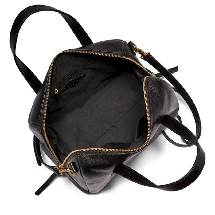 Fossil Sydney Satchel - Black Translation missing: id.activerecord.decorators.item_part_image/alt