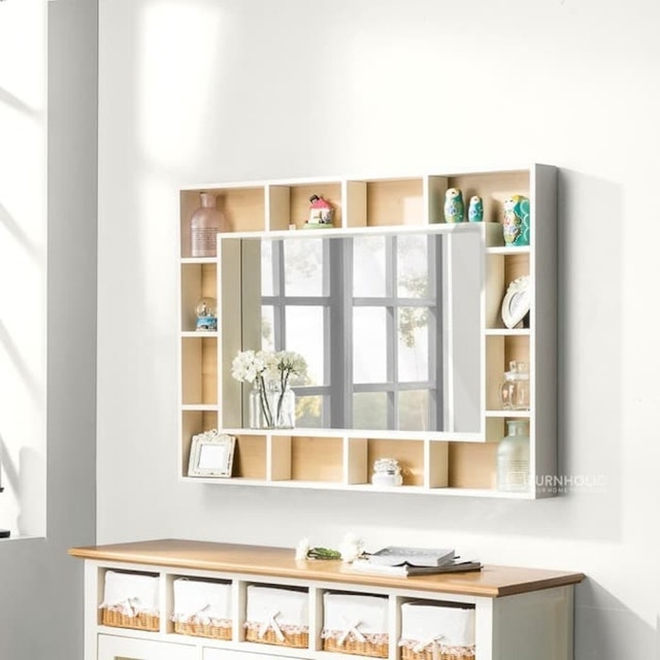 iFurnholic Selfie Wall Mirror Ivory Nature Translation missing: id.activerecord.decorators.item_part_image/alt
