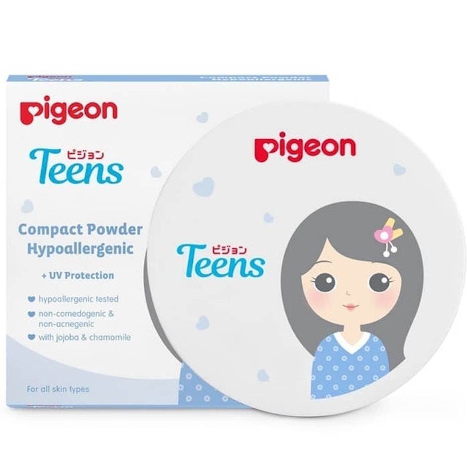 7 Rekomendasi Bedak yang Aman untuk Anak dan Remaja Pigeon Teens Compact Powder Hypoallergenic translation missing: id.activerecord.decorators.item_part_image/alt