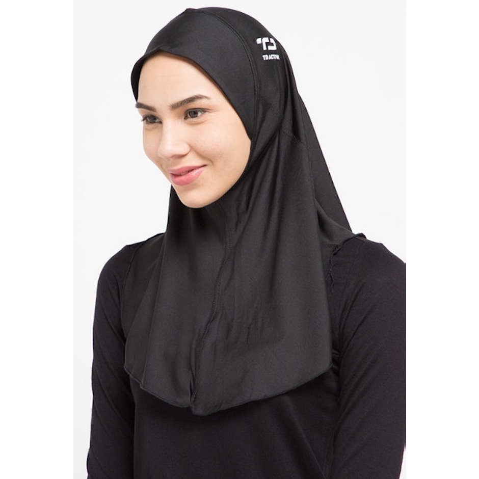 Third Day Co. Apparel TD Active Sport Hijab Zeta Hitam Translation missing: id.activerecord.decorators.item_part_image/alt