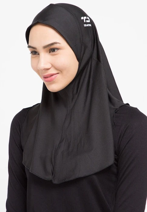 Third Day Co. Apparel TD Active Sport Hijab Zeta Hitam Translation missing: id.activerecord.decorators.item_part_image/alt