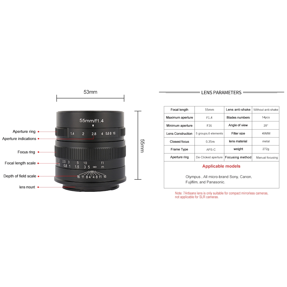 7Artisans 55mm F1.4 Translation missing: id.activerecord.decorators.item_part_image/alt
