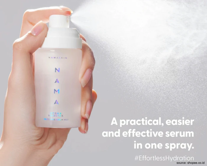 Nama Cantik Abadi Nama Hydra Booster Protective Serum Mist Translation missing: id.activerecord.decorators.item_part_image/alt