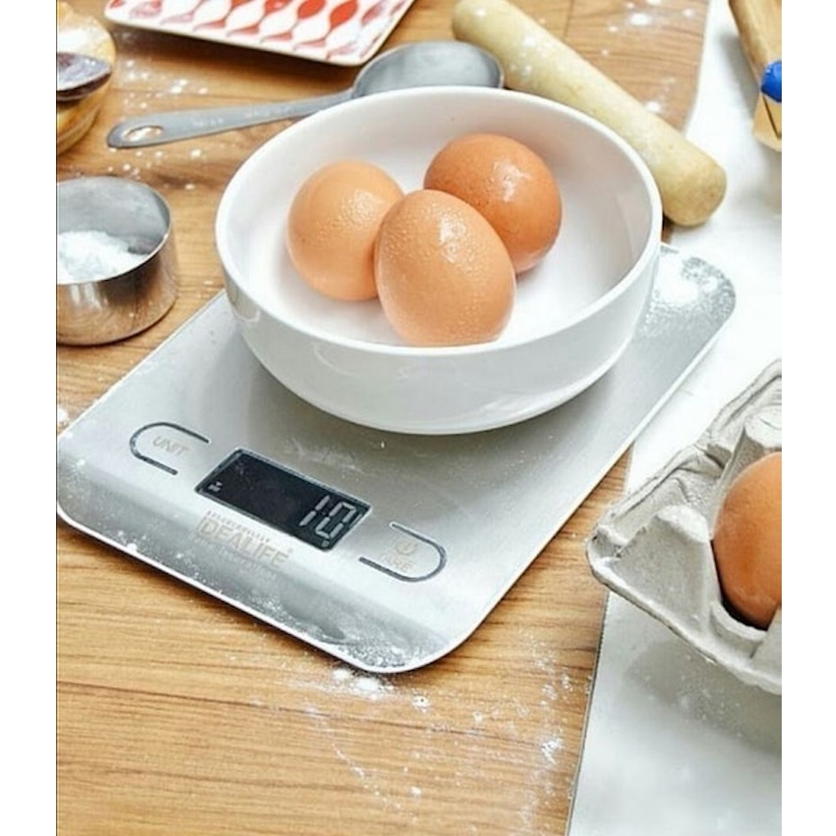 IDEALIFE Digital Kitchen Scale – 5kg/1gr Translation missing: id.activerecord.decorators.item_part_image/alt
