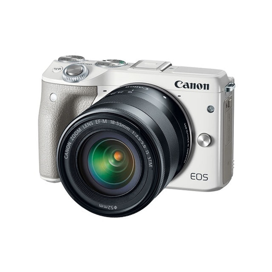 Canon EOS M3 EF-M 18-55mm IS STM Kit White Translation missing: id.activerecord.decorators.item_part_image/alt