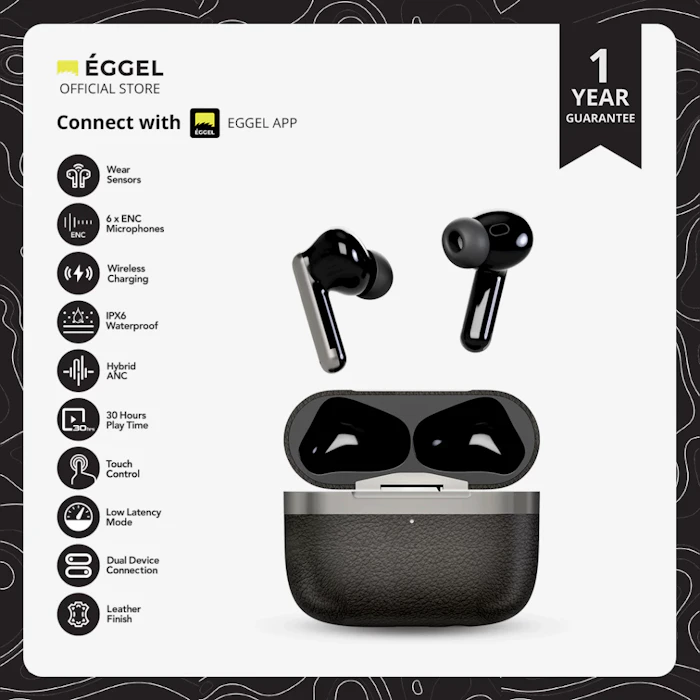 Eggel QuietBuds 3 Hybrid ANC + ENC TWS Bluetooth Earphone Translation missing: id.activerecord.decorators.item_part_image/alt