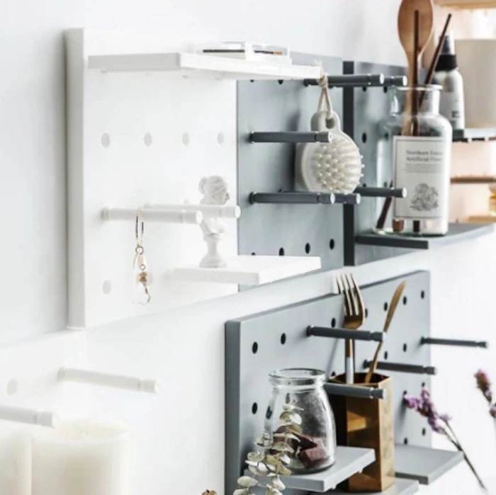 99K HOME DIY Peg Board House Storage Shelves Home Decor Wall Translation missing: id.activerecord.decorators.item_part_image/alt