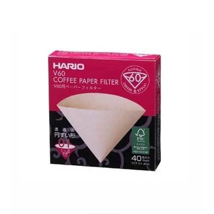 Hario V60 Paper Filter 01 M 100 sheets (Box) Translation missing: id.activerecord.decorators.item_part_image/alt