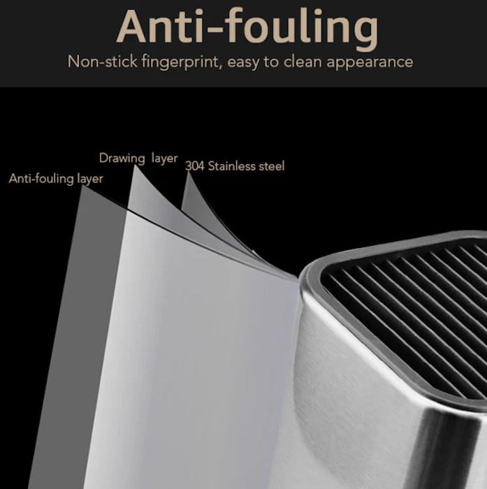 Holder Penyimpanan Pisau Dapur Bahan Stainless Steel Translation missing: id.activerecord.decorators.item_part_image/alt