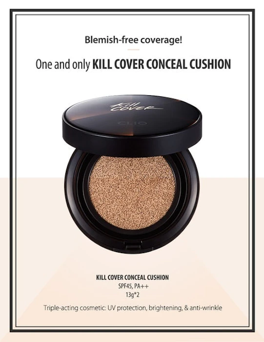CLUBCLIO CLIO Kill Cover Conceal Cushion Translation missing: id.activerecord.decorators.item_part_image/alt