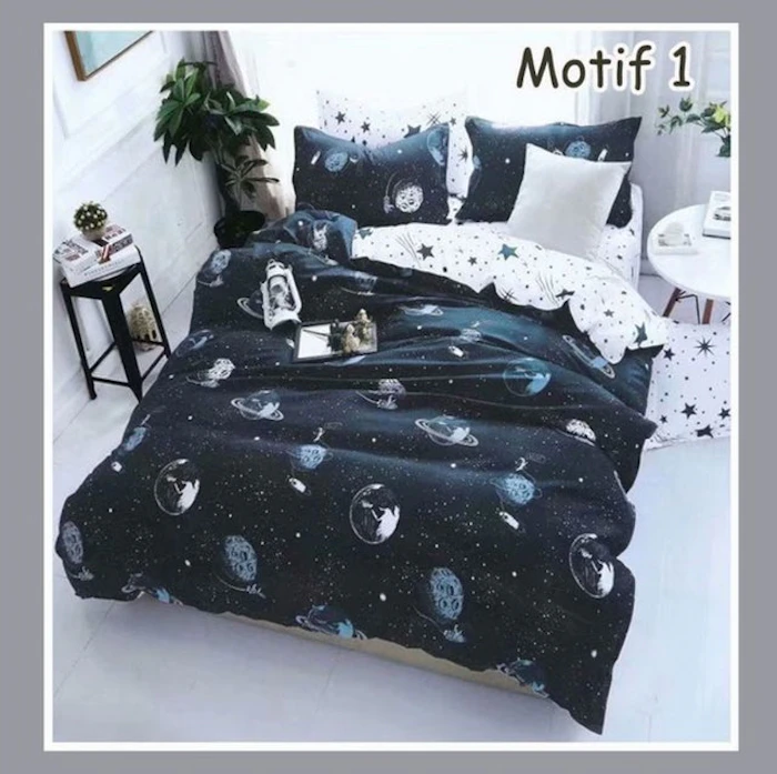 Bed Cover Set Queen Size Katun Microtex Motif Klasik Translation missing: id.activerecord.decorators.item_part_image/alt