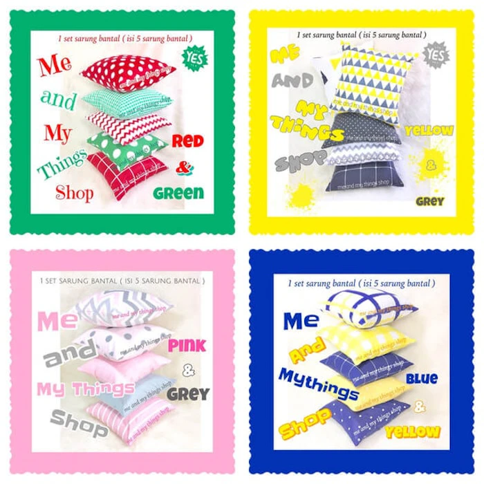 Me and My Things Sarung Bantal Set Translation missing: id.activerecord.decorators.item_part_image/alt