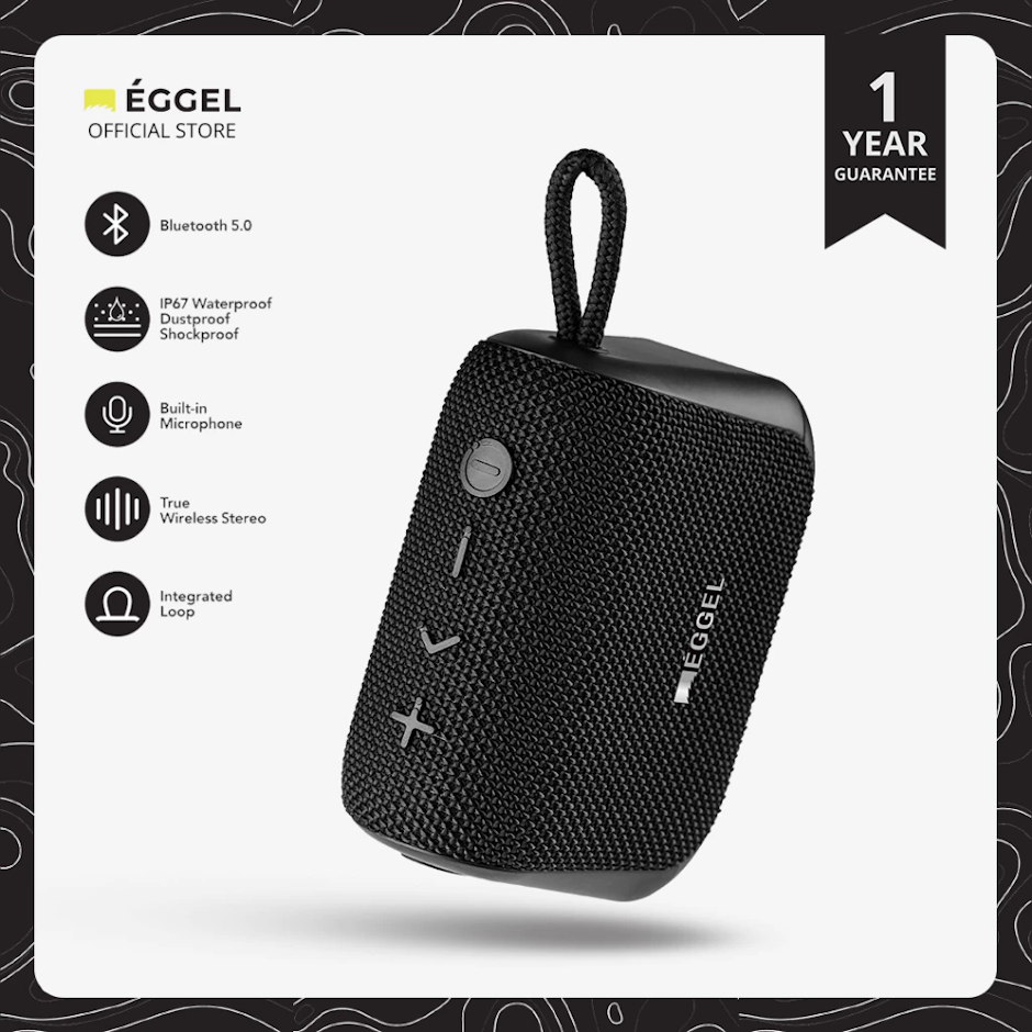 Eggel Fit 3 Waterproof Portable Bluetooth Speaker Translation missing: id.activerecord.decorators.item_part_image/alt