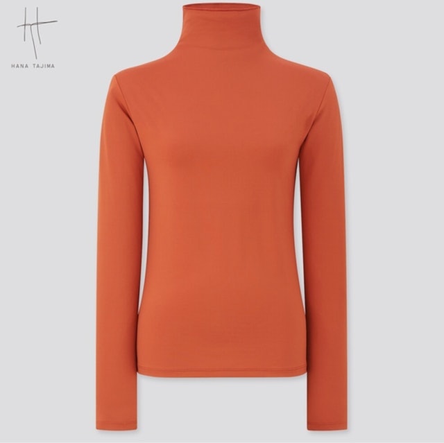 UNIQLO Women Airism Pullover UV Protection High Neck Lengan Panjang Translation missing: id.activerecord.decorators.item_part_image/alt