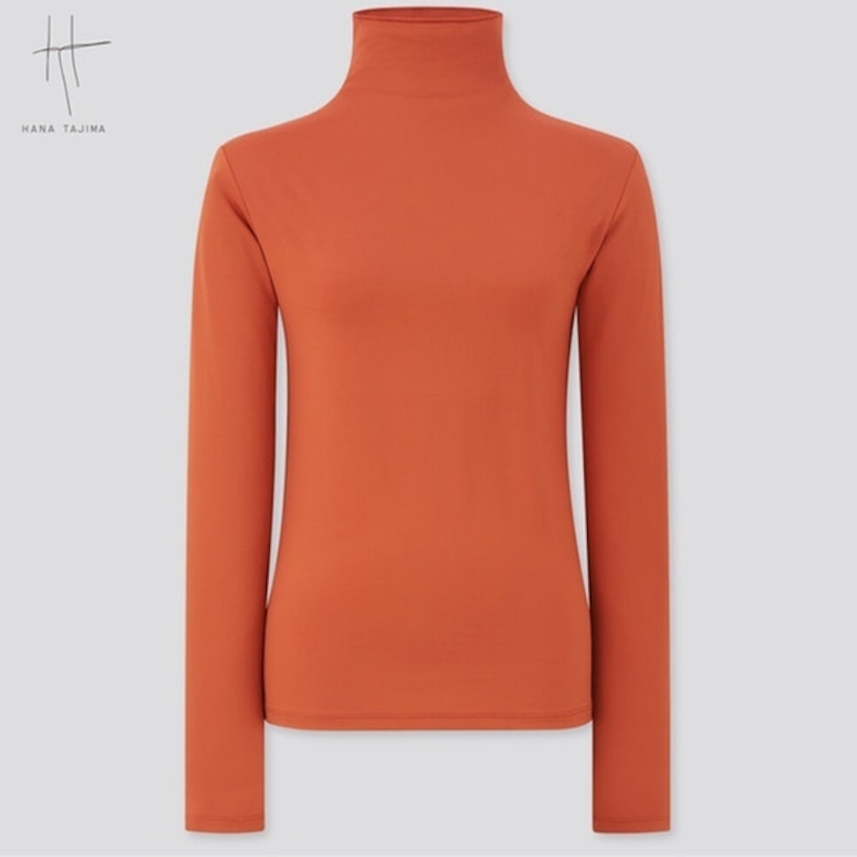 UNIQLO Women Airism Pullover UV Protection High Neck Lengan Panjang Translation missing: id.activerecord.decorators.item_part_image/alt