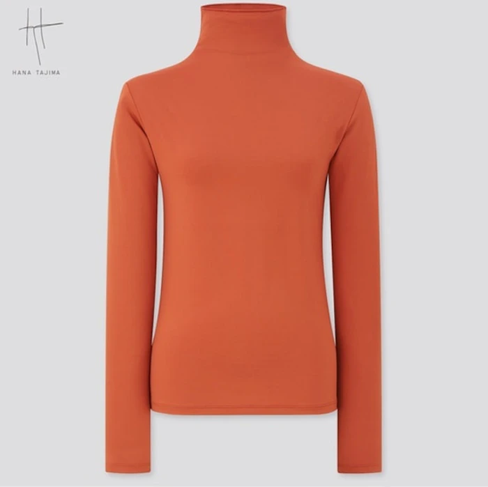 UNIQLO Women Airism Pullover UV Protection High Neck Lengan Panjang Translation missing: id.activerecord.decorators.item_part_image/alt