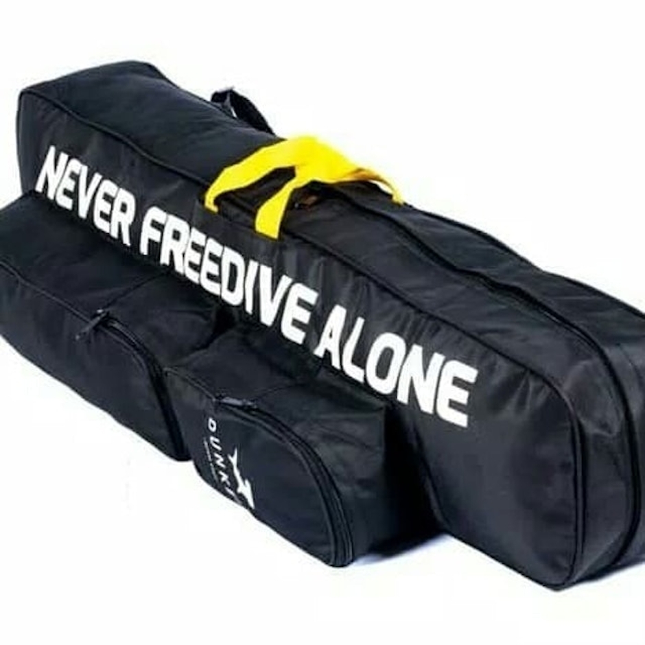 Dunkel Tas Longfin Freediving Bag Never Freedive Alone Translation missing: id.activerecord.decorators.item_part_image/alt
