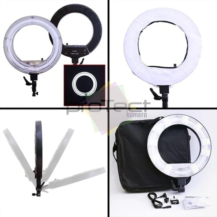 Fluorescent 18inch Ring Light Dimmer with Stand Translation missing: id.activerecord.decorators.item_part_image/alt
