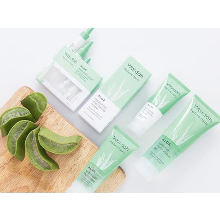 Wardah Nature Daily Aloe Hydramild Moisturizer Cream Translation missing: id.activerecord.decorators.item_part_image/alt