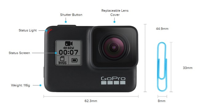 GoPro  Hero7 Black Translation missing: id.activerecord.decorators.item_part_image/alt