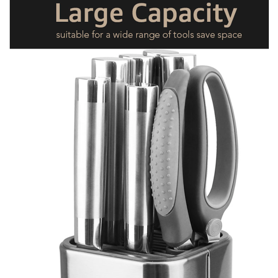 Holder Penyimpanan Pisau Dapur Bahan Stainless Steel Translation missing: id.activerecord.decorators.item_part_image/alt
