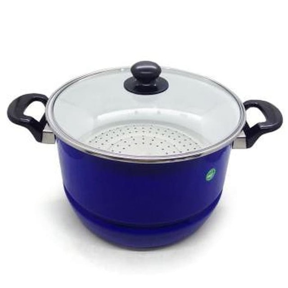 Maspion Stock Pot Ceria with Steamer Translation missing: id.activerecord.decorators.item_part_image/alt