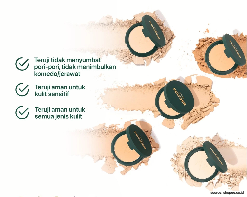 Penta Natural Kosmetindo NPure Acne Power Cover Power Powder Translation missing: id.activerecord.decorators.item_part_image/alt