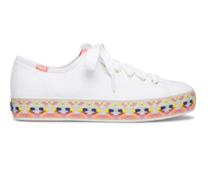 Keds Rifle Paper Co. Triple Kick Rosalie Embroidered Jute Translation missing: id.activerecord.decorators.item_part_image/alt