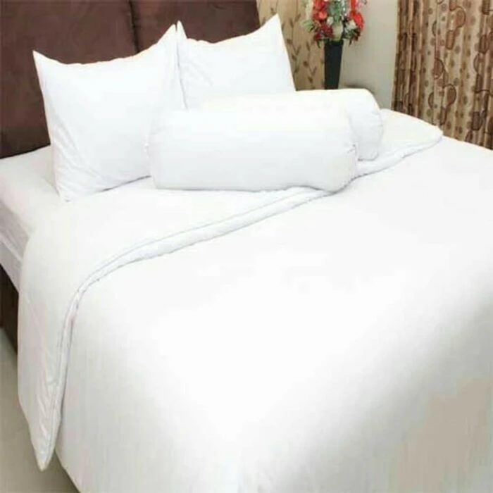 Rosewell Sprei Putih Polos Single 120 x 200 cm Translation missing: id.activerecord.decorators.item_part_image/alt