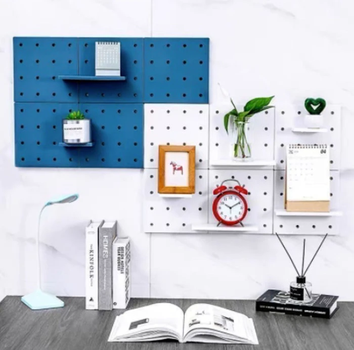 99K HOME DIY Peg Board House Storage Shelves Home Decor Wall Translation missing: id.activerecord.decorators.item_part_image/alt
