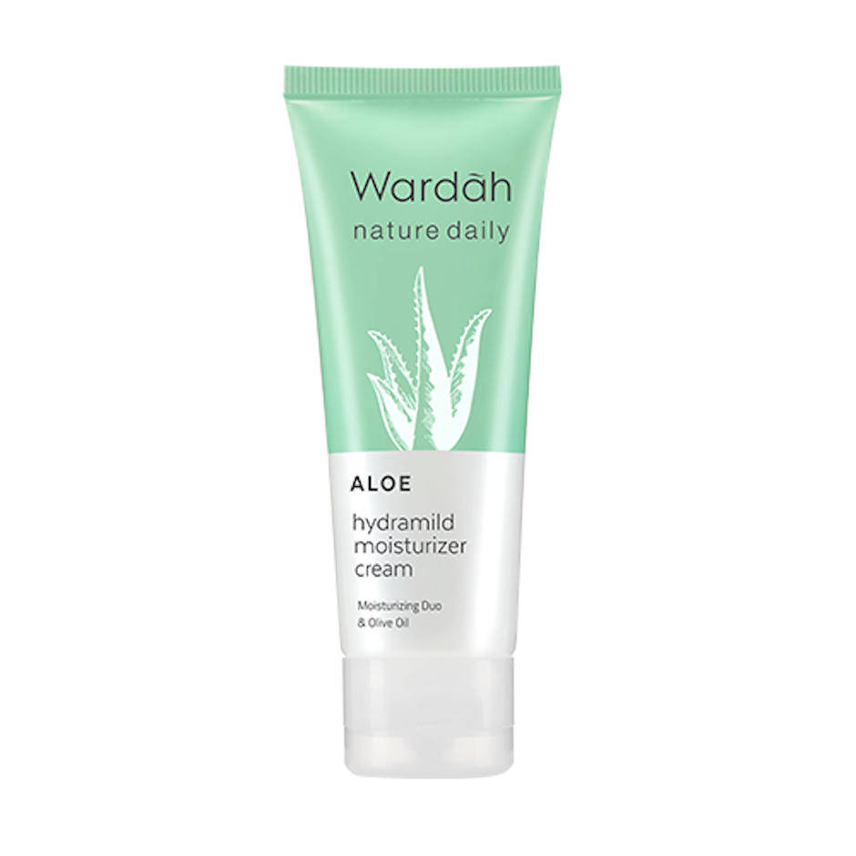 Wardah Nature Daily Aloe Hydramild Moisturizer Cream Translation missing: id.activerecord.decorators.item_part_image/alt