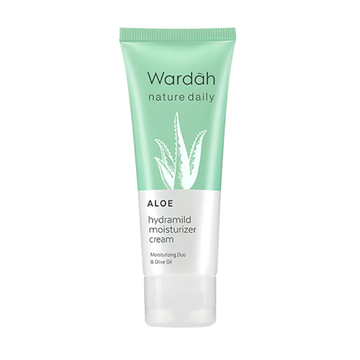 Wardah Nature Daily Aloe Hydramild Moisturizer Cream Translation missing: id.activerecord.decorators.item_part_image/alt
