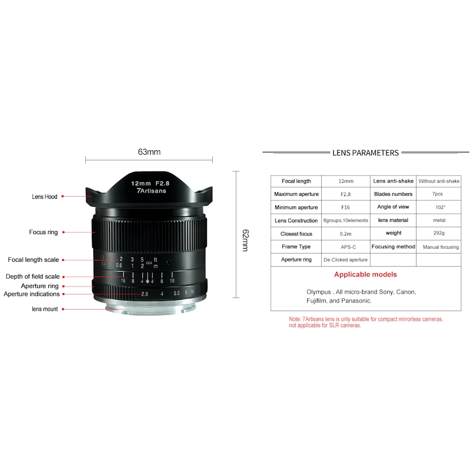 7Artisans 12mm F2.8 Translation missing: id.activerecord.decorators.item_part_image/alt