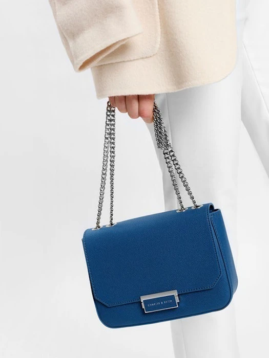 Charles & Keith Classic Push-Lock Crossbody Bag Translation missing: id.activerecord.decorators.item_part_image/alt