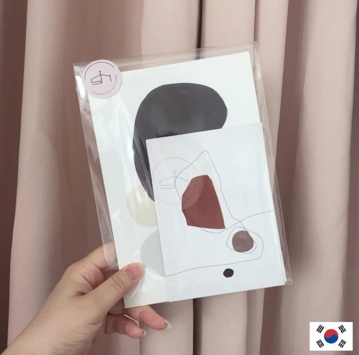 Sohan Collections Korean Wallposter Aesthetict “Geometric package” Translation missing: id.activerecord.decorators.item_part_image/alt