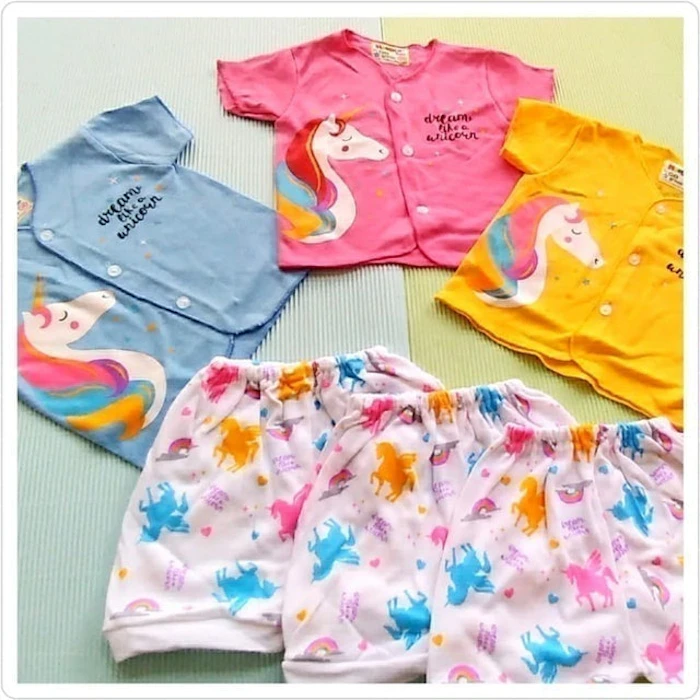 Noodle Setelan Baju Bayi Newborn Unicorn Translation missing: id.activerecord.decorators.item_part_image/alt