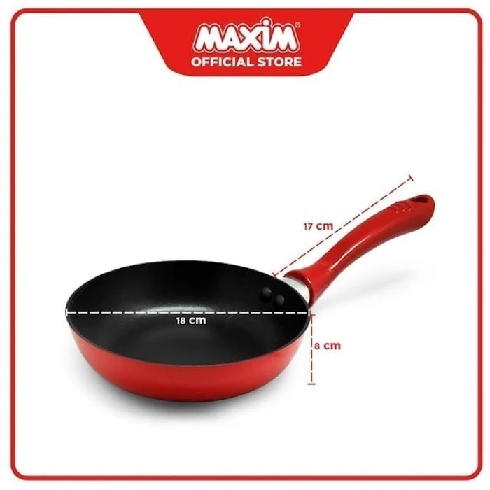Maspion Maxim New Eleganza Wajan Teflon 18 cm Antilengket Translation missing: id.activerecord.decorators.item_part_image/alt