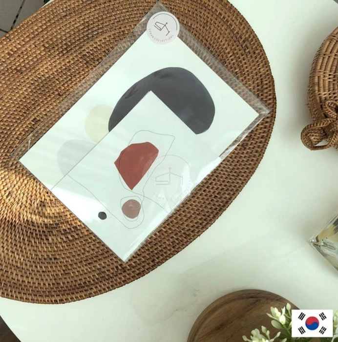 Sohan Collections Korean Wallposter Aesthetict “Geometric package” Translation missing: id.activerecord.decorators.item_part_image/alt