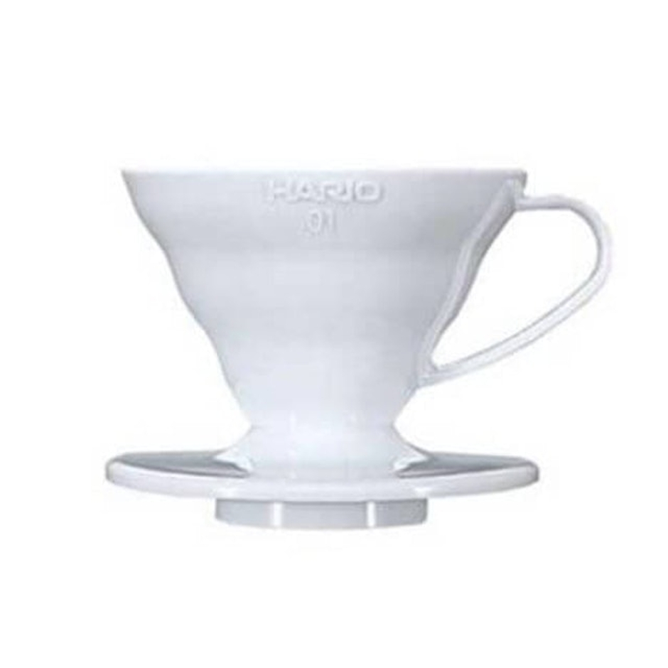 Hario V60 Plastic Coffee Dripper 01 White Translation missing: id.activerecord.decorators.item_part_image/alt