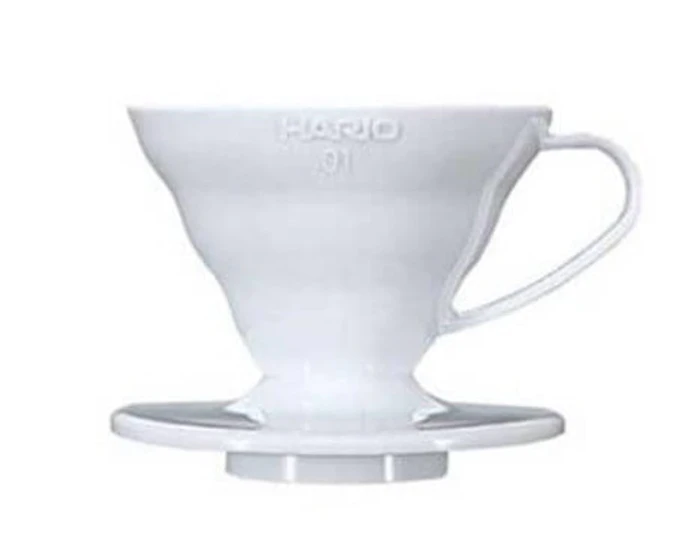 Hario V60 Plastic Coffee Dripper 01 White Translation missing: id.activerecord.decorators.item_part_image/alt