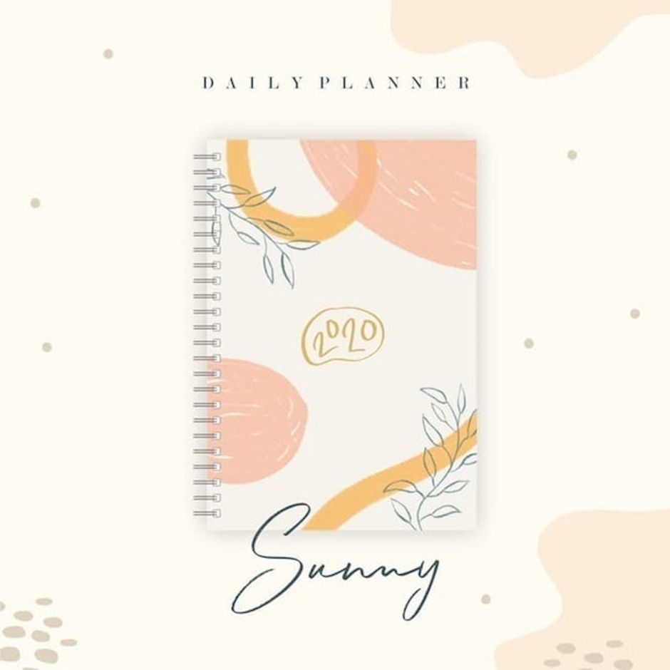 Mr&Mrs Paperie Daily Planner Sunny Translation missing: id.activerecord.decorators.item_part_image/alt