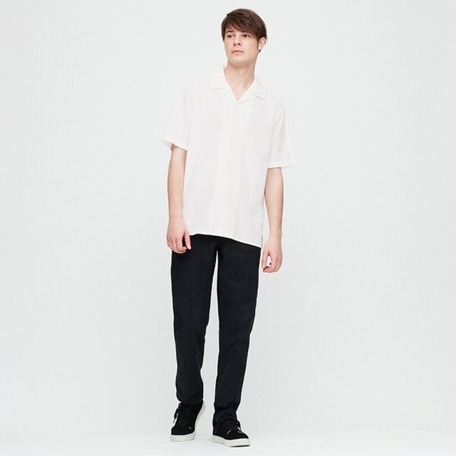 UNIQLO Kemeja Katun Modal Kerah Terbuka PDK Translation missing: id.activerecord.decorators.item_part_image/alt