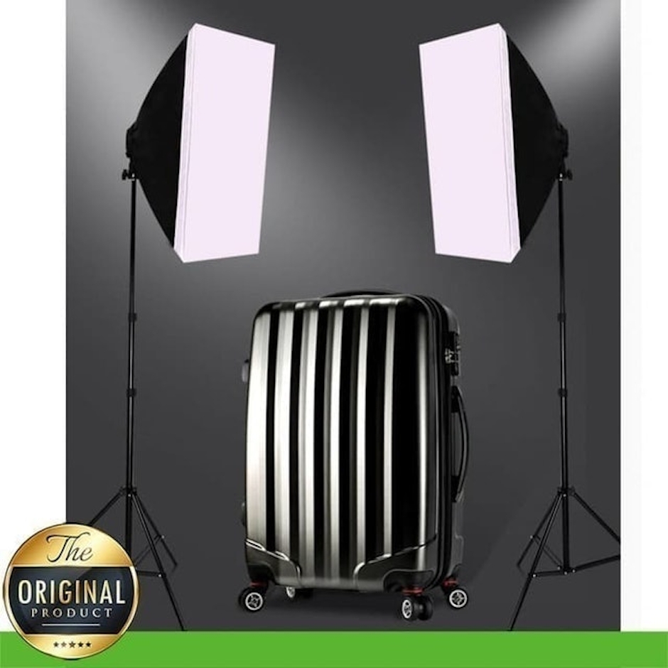 Midio Paket Double Studio Foto Midio A1 Light Stand 2M + 1 Socket E27 + Softbox Translation missing: id.activerecord.decorators.item_part_image/alt